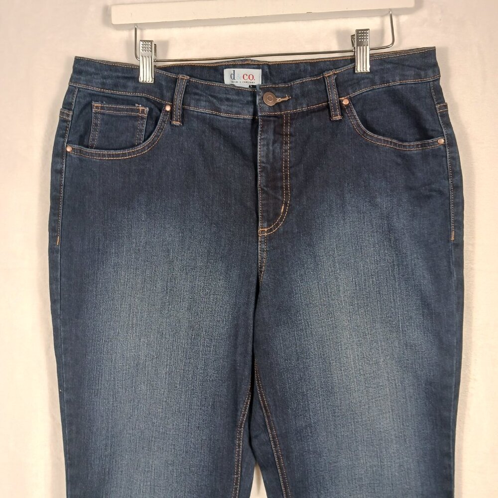 Denim & Company 14P, Denim Jeans, Straight Leg - Picture 5 of 16